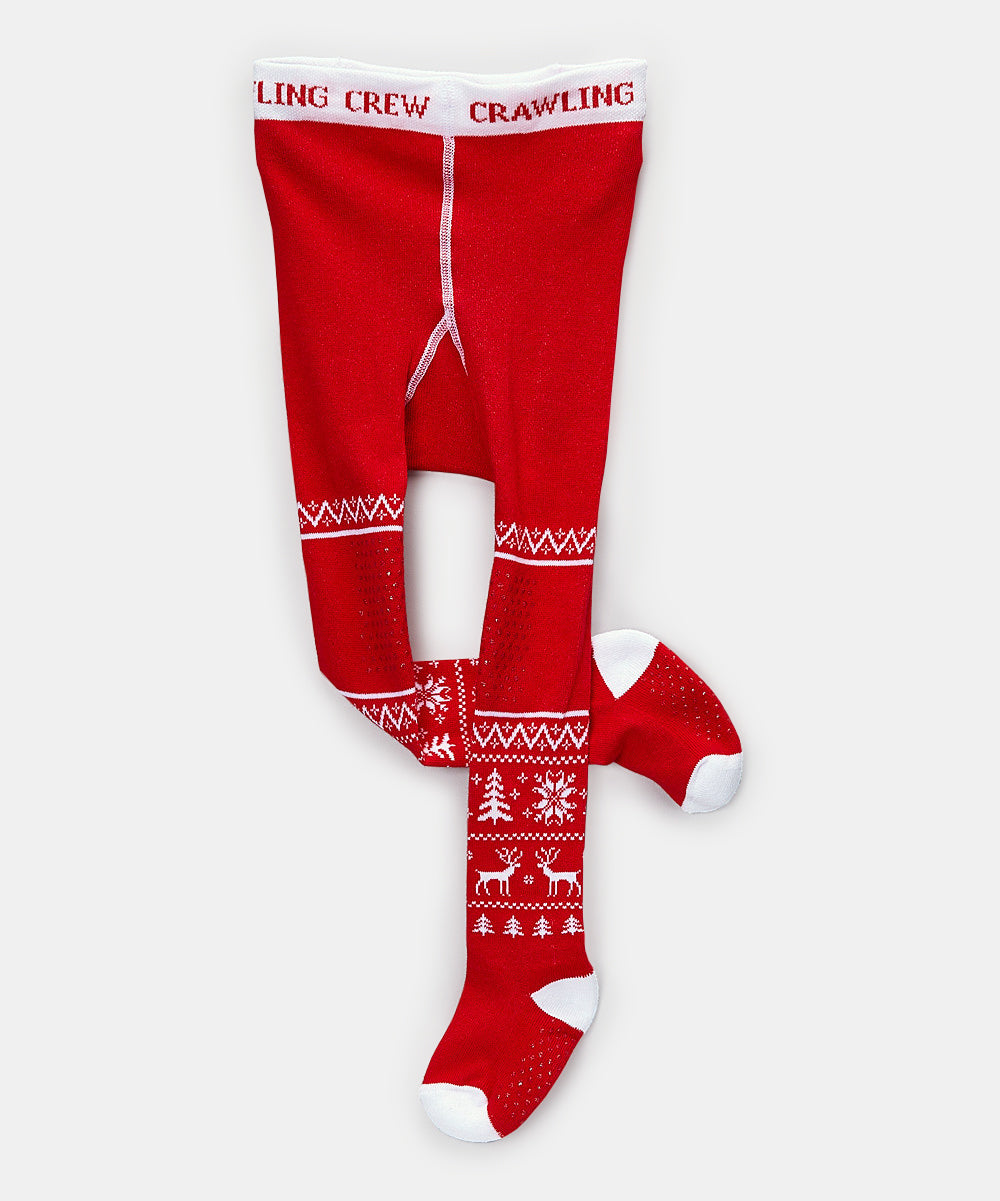 Christmas and Holiday Themed Baby Girl and Boy Toddler Tights